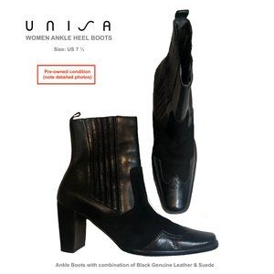 UNISA ® WOMEN ANKLE HEEL BOOTS